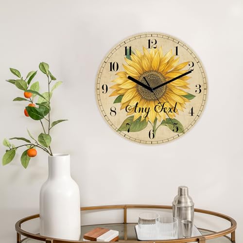 Reloj de pared redondo silencioso Ivyyvi 29.5cm miniatura 3