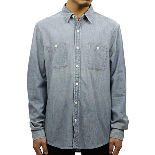 [ポロ ラルフローレン] DENIM＆SUPPLY RALPH LAUREN 正規品 メンズ 長袖シャツ COTTON CHAMBRAY SHIRT XS 並行輸入品 (コード：4101784403-1) [並行輸入品]