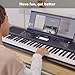 Yamaha PSR-E383 Tragbares Keyboard für Anfänger – 650 Instrumentenklänge und anschlagdynamische Tasten mit 48-stimmiger Polyphonie – Inkl. 2 Online-Keyboard-Lessons an der Yamaha Music School