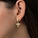 Riisamil Gold Earrings for Women Trendy, Dainty Bow Earrings for Women Cute Stud Earrings Simple Dangle Unique Earrings Gold Vintage Jewelry for Women Gifts Fashion Accessories