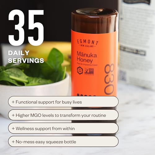 Miel Mānuka Raw Egmont UMF 20+ MGO 830+ 12.3oz miniatura 4