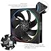 Thermalright TL-S12R X3 CPU Fan 120mm Reverse Fan Case Cooler Fan Comes with ARGB Lighting,CPU Cooling Fan with 1500RPM Speed,Black PC PWM Silent Computer Fan,Set of Fans