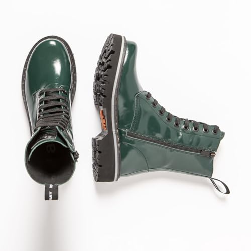 Art Para Mujer. 1116711WS003_0G3 Botines De Piel 1167 Verde (38), Plano, Cordones, Cremallera, Casual - 8