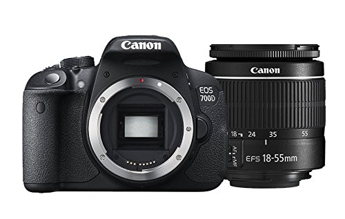 Canon EOS 700D EF-S 18-55 DC III - Cámara réflex digital de 18.0 MP (pantalla táctil de 3.0