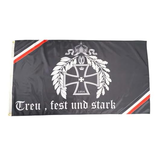 Fahne Flagge Deutsches Reich - Treu Fest und Stark - 90 x 150 cm