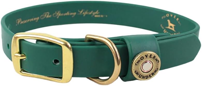 Over Under Clothing Water Dog Collar (Alpine Green, 17")