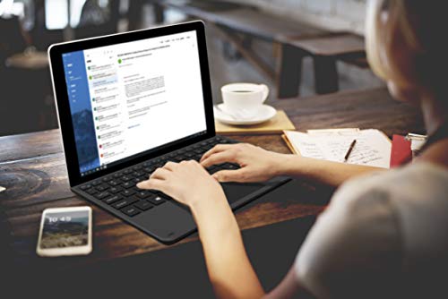 Arteck Microsoft Surface Pro Type Cover, Ultra-Slim Portable Bluetooth Wireless Keyboard With Touchpad Built-In Rechargeable Battery #TOP6