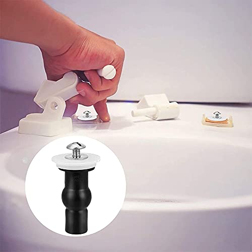 4 Pezzi Fissaggi WC Sedile Cerniere, Fissaggi per