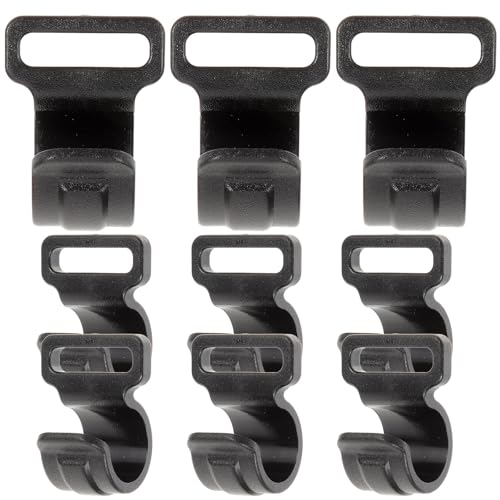 PACKOVE Kunststoff Zeltstangenhaken 10 Stück Windresistente Verbindungshaken für Camping Outdoor Picknick und Angeln Vielseitiges Zeltzubehör