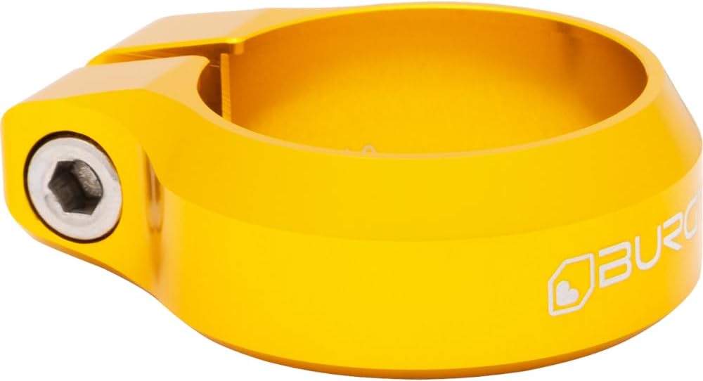 Burgtec Seat Clamp - 34.9mm Diameter Bullion Gold