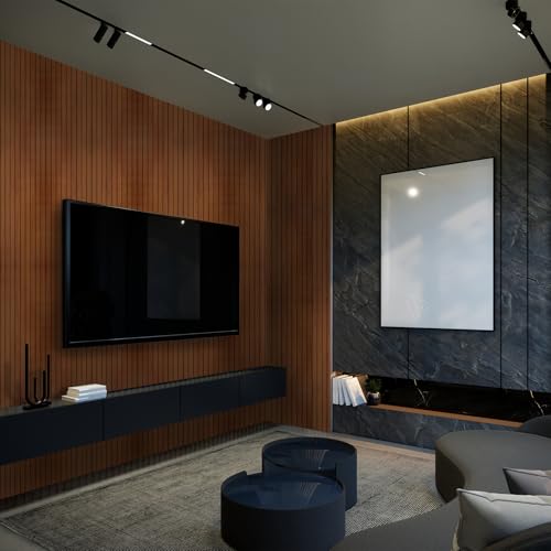 WADILE PVC Wood Grain Panels for Wall, 15.7 in X 8.5 ft Burlywood Soundproof Panels, 3D Wall Panels for Interior Decor, Cover 11.2 Sqft - Thumbnail 3