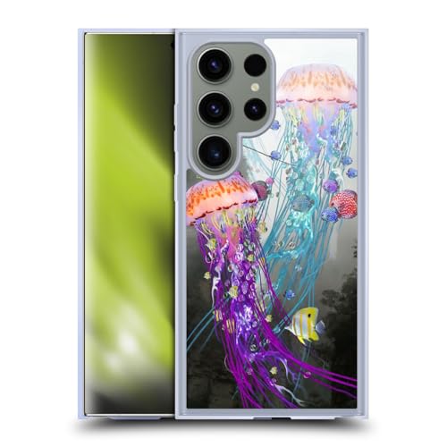 Coque Samsung S24 Ultra 5G MagSafe Jellyfish Misty Mount antichoc gel souple Dave Loblaw
