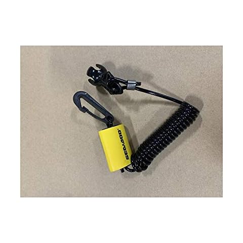 Sea-Doo New OEM Safety Lanyard Key Cord & Clip, 278002843, 278003410 Cover
