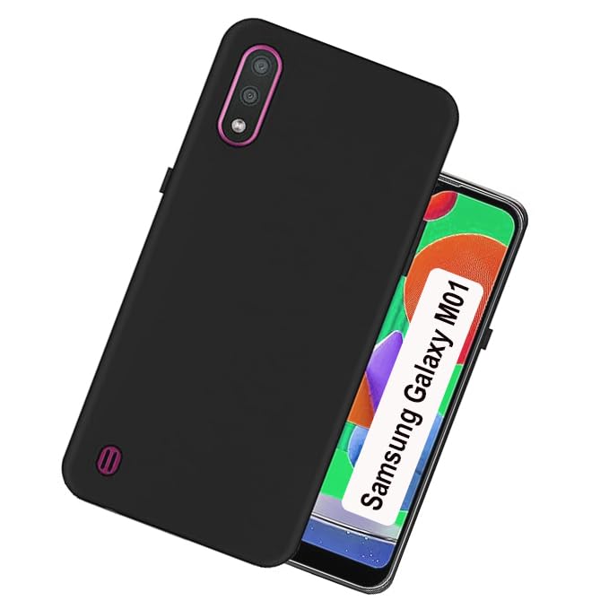 COBERTA Back Cover for Samsung Galaxy M01 Back Cover Case - Black Silicon (B0CSDHB9RD) Amazon Price History, Amazon Price Tracker