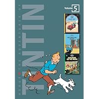 The Adventures of Tintin, Volume 5: Land of the Black Gold, Destination Moon, and Explorers on the Moon