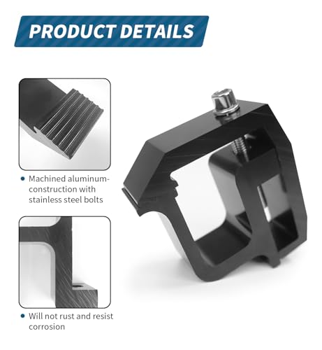 Image of MaxxHaul 50843 Mounting Clamps - 4 PCS - For MaxxHaul 50613 /50614 / 50621 Aluminum Truck Racks