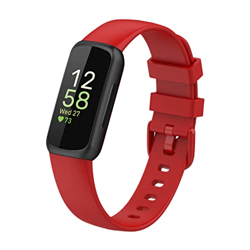 LICHIFIT Fitbit inspire3�p�o���h �x���g �ւ��o���h TPE�� �_�炩�� �ʋC �ϋv�� �X�|�[�c�o���h �X�}�[�g�E�H�b�` �A�N�Z�T���[ �iL ���b�h�j