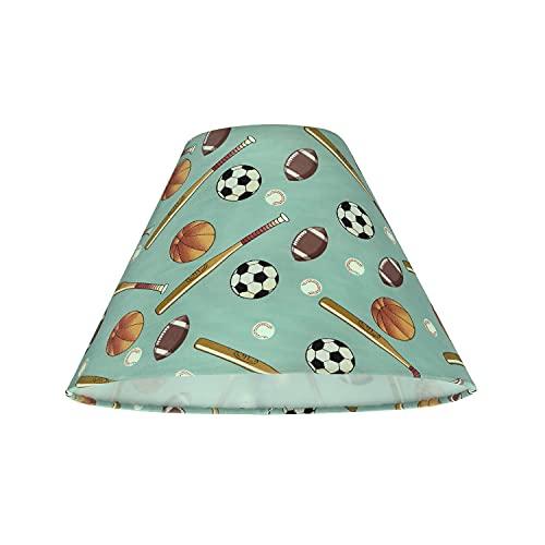 Image of Aspen Creative 58751 Transitional Hardback Empire Shape UNO Construction Lamp Shade in Gold, 13 inch Wide (6 inch x 13 inch x 9 inch)