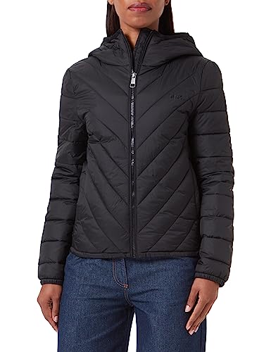BOSS Damen Outerwear-jacket Outerwear Jacket, Schwarz, 38 EU