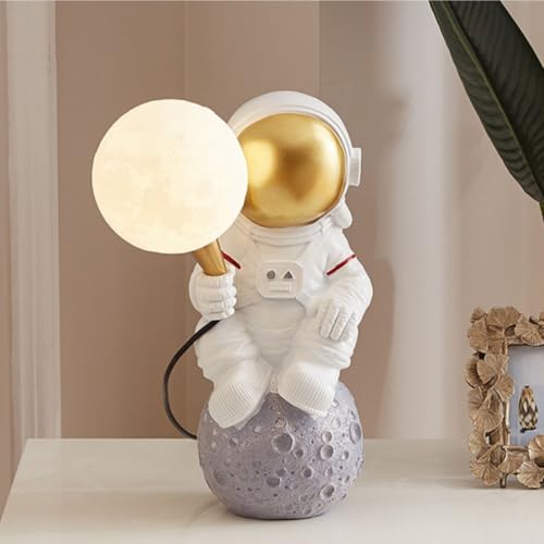 Lámpara de Mesa Astronauta Skyblaze de Resina