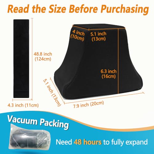 Almofada de abdução de joelho para substituição de quadril dor de sono separador de joelho suporte m