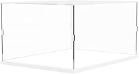 Vista 21 de DuvinDD Vitrina de acrílico para grandes coleccionables, caja transparente de 29 pulgadas de alto para muñeca Bearbrick 1000% Lego 10341 a prueba