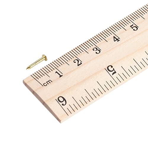 uxcell 800 piezas clavos pequeños 1x8mm y 1x10mm para madera DIY decoración miniatura 5
