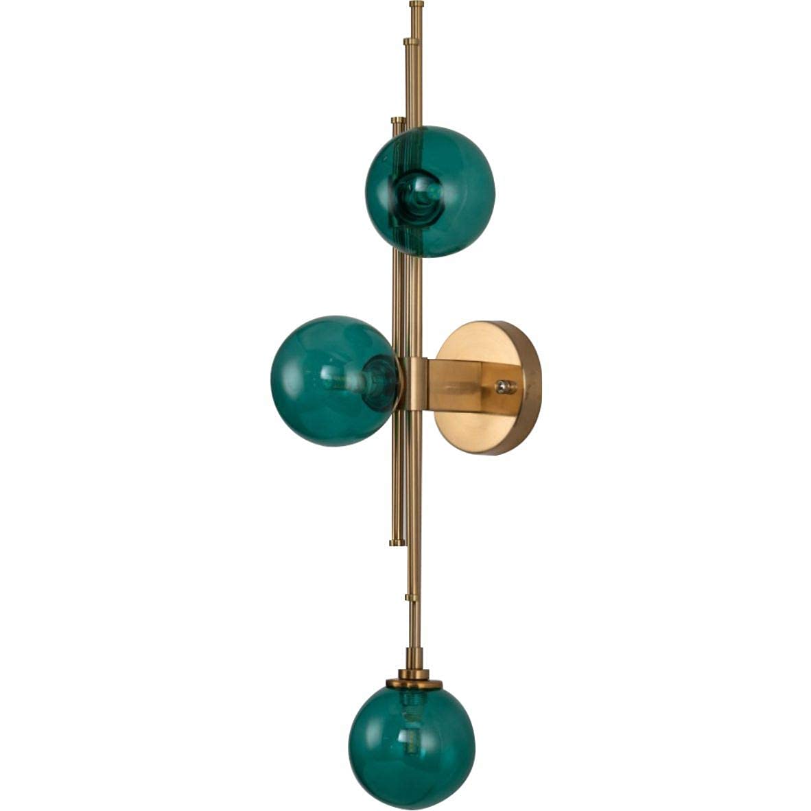 HXYSXHJUO Modern 3-Light Globe Wall Sconce Indoor Lamp Fixture Simple postmodern Light Luxury Living Room Background Nordic Bedroom Glass
