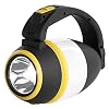 EMOS Multifunctional LED Camping Lantern, Portable Camping Lamp/Handheld Light, Brightness 215 Lumens, Lighting Distance 305 Meters, 90 Pieces Lighting Time, P4008 Black-Yellow