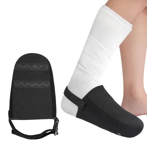 JYNXOR Calcetin Escayola Pie, 1 Pcs Funda de calcetín fundido Dedo Con hebilla de liberación rápida,ajustable,Mantiene los pies calientes y limpios, Limpios y Protegidos, le Queda a la Mayoría