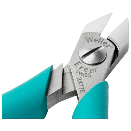 Pince coupante latérale inclinée Erem 2477e ESD de haute précision suisse