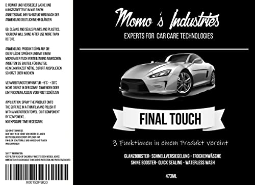 Sprühwachs für Autos von Momo’s Industries Car Care Produkte im Vergleich