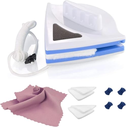 Double Sided Window Cleaner - Magnetic Window Glass Wiper Cleanin...