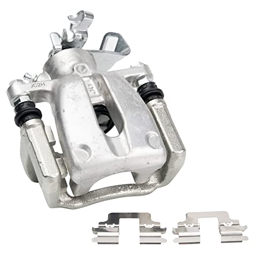 Image of TRQ Rear Left Brake Caliper w /Bracket Drivers Side