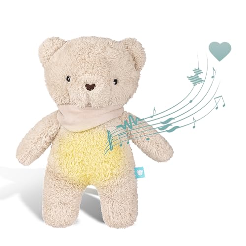 Ourson 5 en 1 myHummy beige contre les réveils nocturnes des bébés