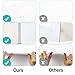 Golden State Art, 10 Pack Pre-Assemble 8x10 Photo Mat Set for 5x7 Picture, with Backing Board, Pre-Pasted Tape, Slip-in Mat, Photo Framing Mattes, Incudes Ctrystal Sleeve Bags (White)