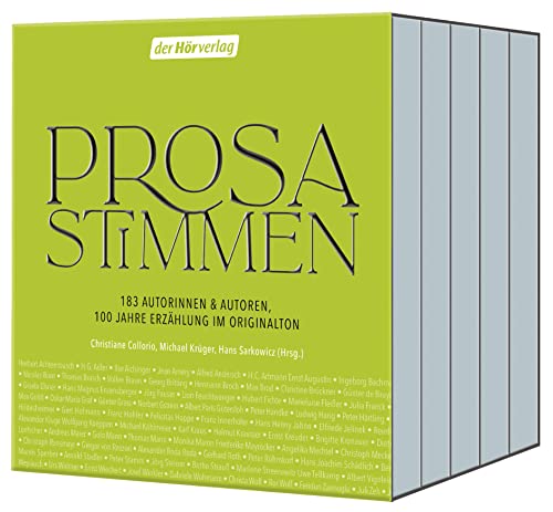 Prosastimmen: 183 Autorinnen & Autoren, 100 Jahre Prosa im Originalton., 9.99 €