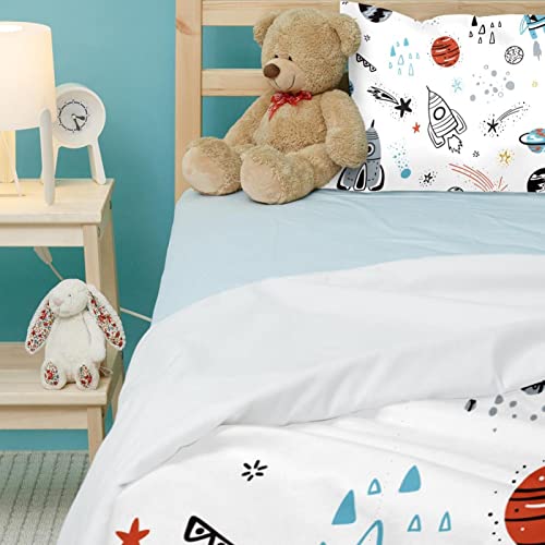 Housse de couette navette spatiale ultra douce pour lit enfant - 5
