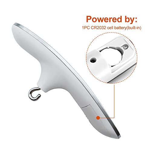 110Lbs Digital Bow Scale For Draw Weight, Portable Archery Accessories, Bow Press For Compound Bow With Lcd Display, Tune Scale Peak Weight Hold Weight(Silver) #TOP3