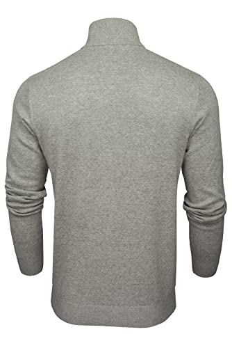Image of JACK & JONES Men's' Cotton Blend Casual Cardigan High Neck Sweater