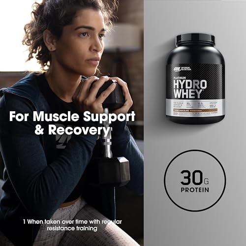 optimum nutrition platinum hydrowhey protein powder 100 hydrolyzed whey protein isolate powder flavor turbo chocolate 40 servings 361 pounds packaging may vary