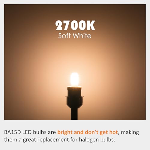 Maelsrlg BA15D27K5P Ba15D Led Bulb, 50W Equivalent thumb #2