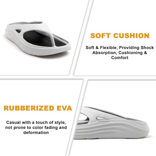 Image of DOCTOR HEALTH SUPER SOFT Orthopedic Toe-Ring Slippers for Men | Super Soft Eva Slip-On Sandals | Ultra Lightweight & Anti-Skid | Arch Support Comfort Footwear for Everyday Wear