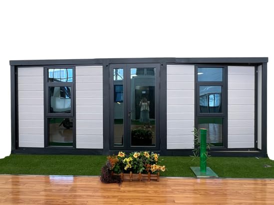 20ft,40ft Prefab Tiny Homes for Sale, Mobile Houses, Tiny Foldable House, Prefabricated House with Bathroom and Kitchen Extandable moblie House,Folding House for Living