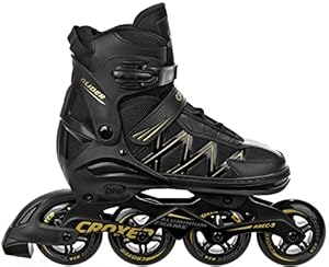 Croxer Glider Inlineskates, verstellbar, Gold, 42-45