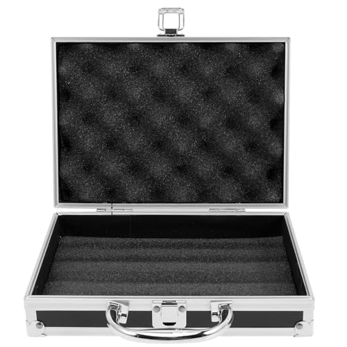 SEWOART Valigetta Portatile in Nero Multifunzionale per Conservazione Attrezzi Medicinali e Cosmetici con Ampio Spazio e Maniglia Ergonomica