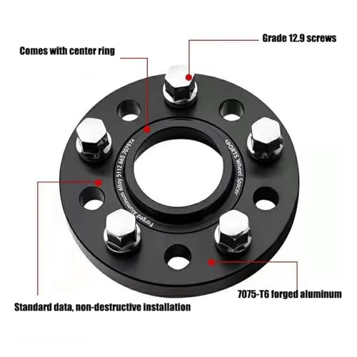 Cale de roue 5x120 épaisseur 20mm alésage 72.6 pour auto BMW E53 E34 E46 E60 - 4