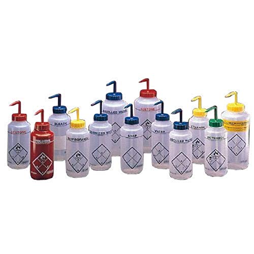 Flacons de lavage cétone 1000 ml Bel-Art F11646-1132 pour éviter les erreurs de manipulation