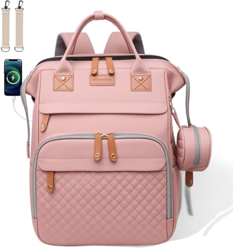 Mochila Maternidade Impermeável Grande Capacidade Bolsa Bebê Unis...