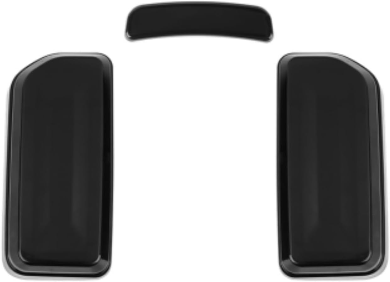 JWWY Taillight Rear Light & 3rd Third Brake Light Cover Kit Compatible with Ford Bronco 2021-2025+,Smoke Black